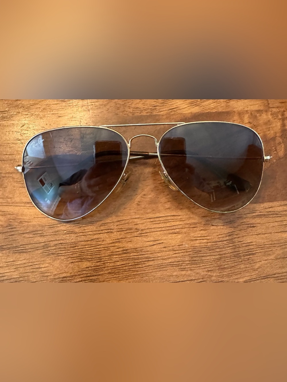 Classic Aviator Sunglasses Gold Frame